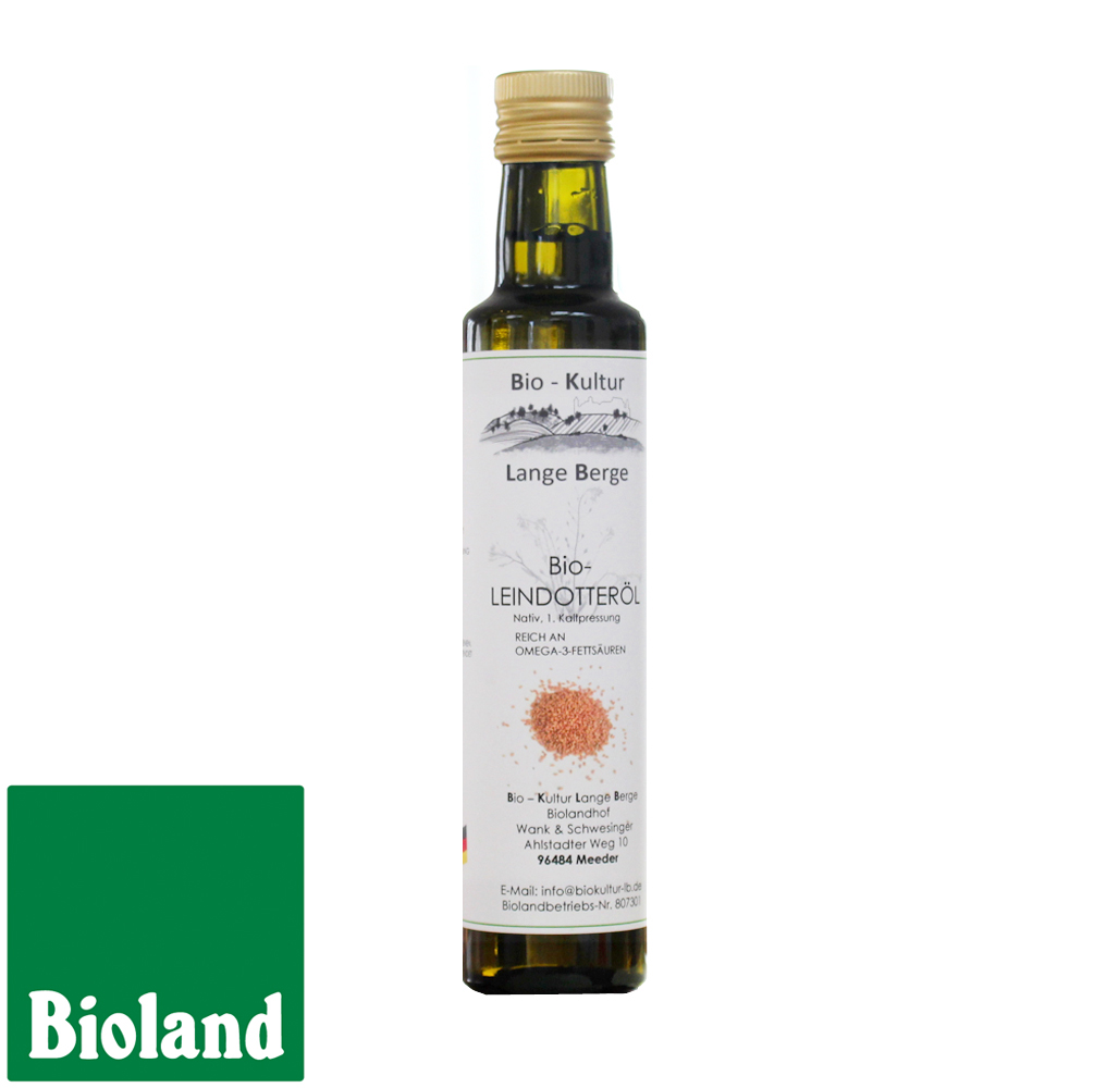 Bioland Leindotteröl nativ kaltgepresst 250ml