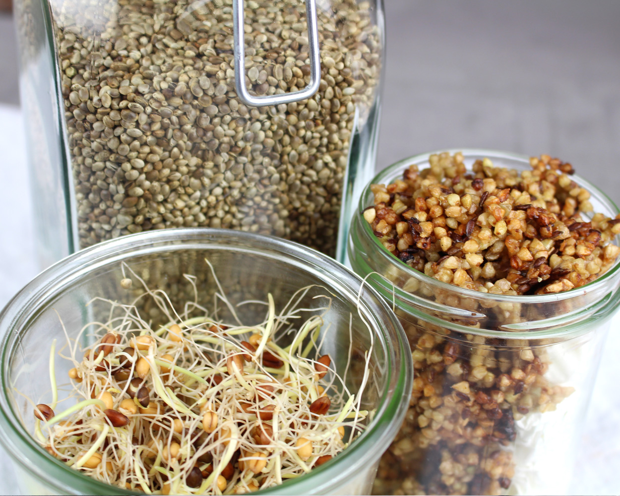 Drei Basis Toppings für die tägliche Küche