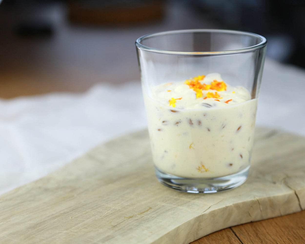 Quarkcreme Emmer-Orange