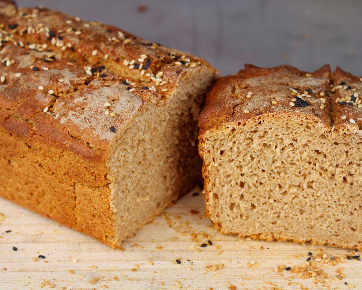 Roggen Winteremmer Brot mit Fertigsauerteig und Hefe